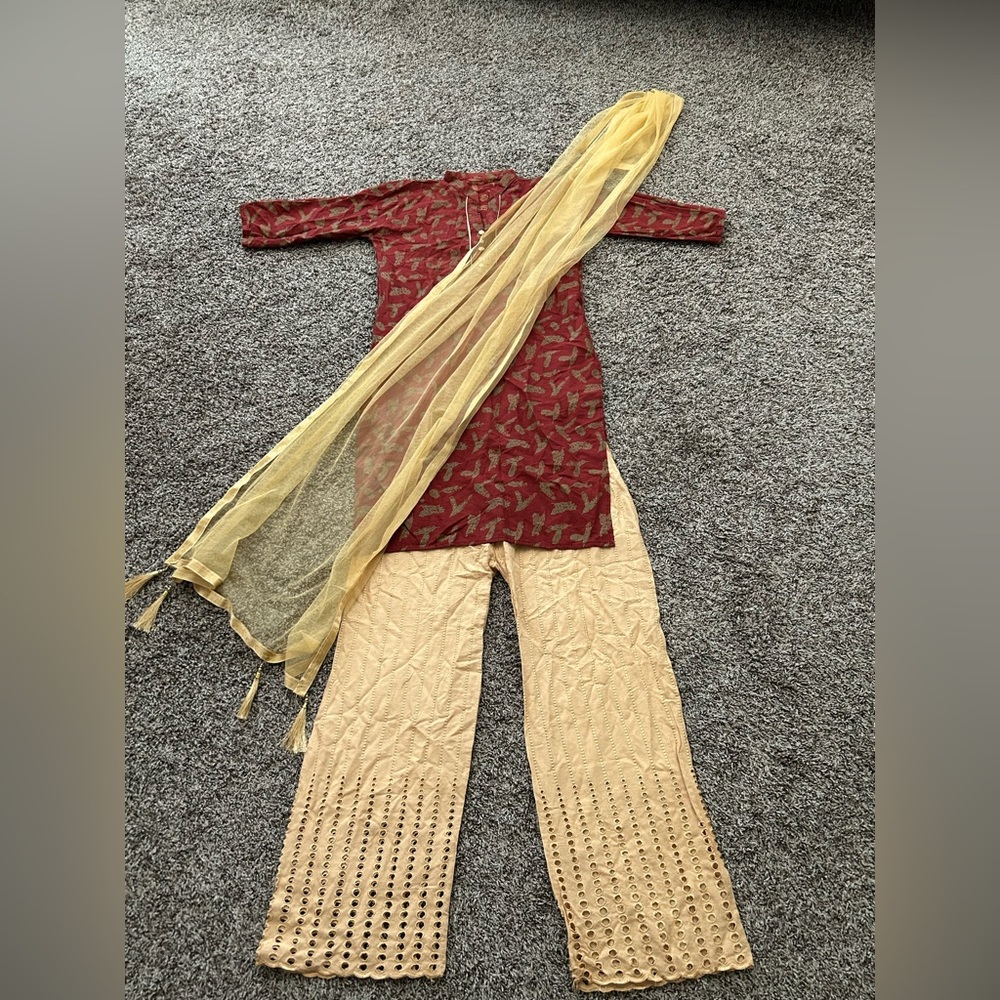 Final price! Indian Palazzo 3 piece suit